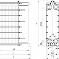ТЕПЛООБМЕННИК РИДАН НН №152 ДУ=200 (КОЛ-ВО ПЛАСТИН 87)