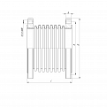 Компенсатор осевой  фланцевый КСОF 250-16-80 L=280